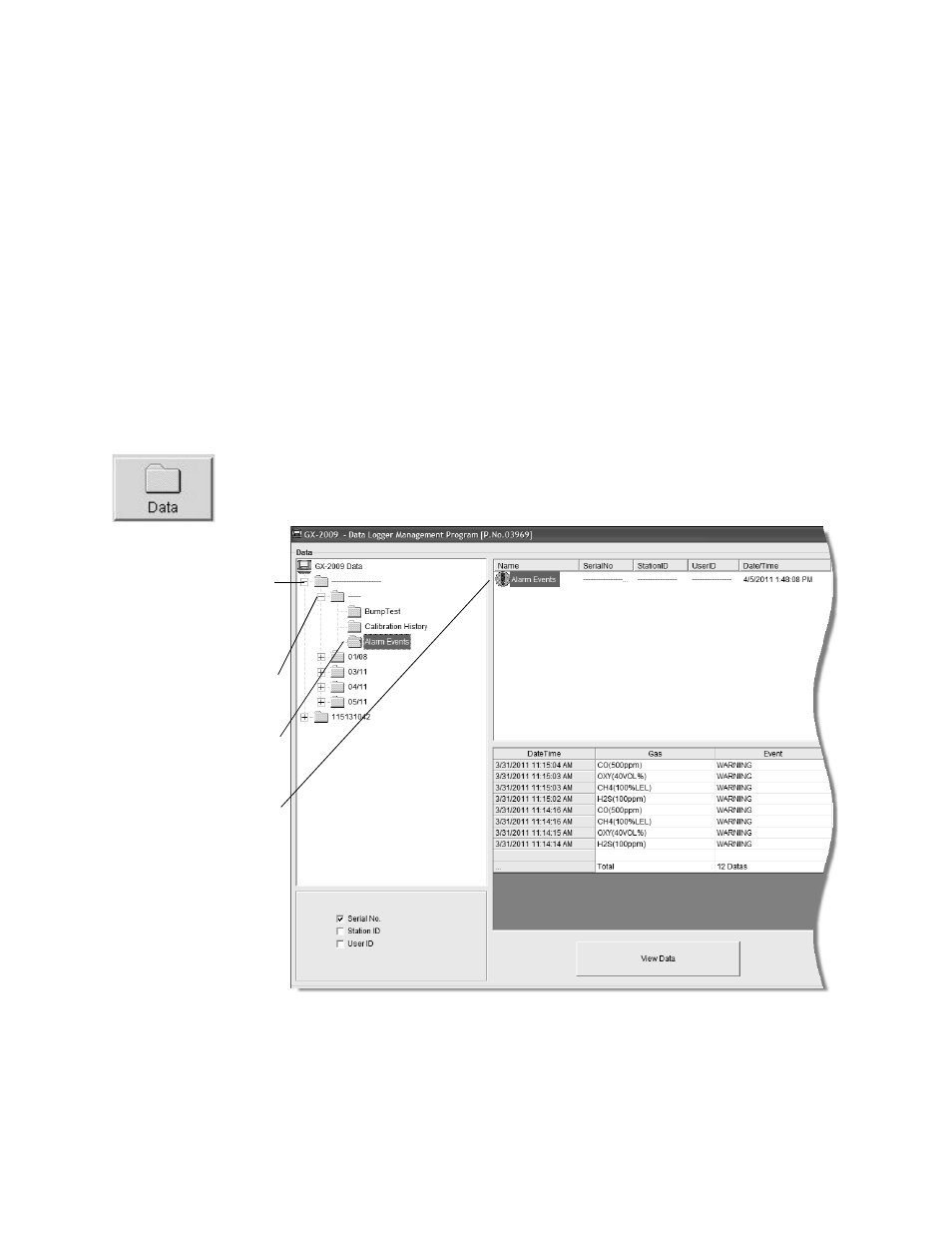 RKI Instruments GX-2009 Data Logger Management Program User Manual | Page 41 / 81