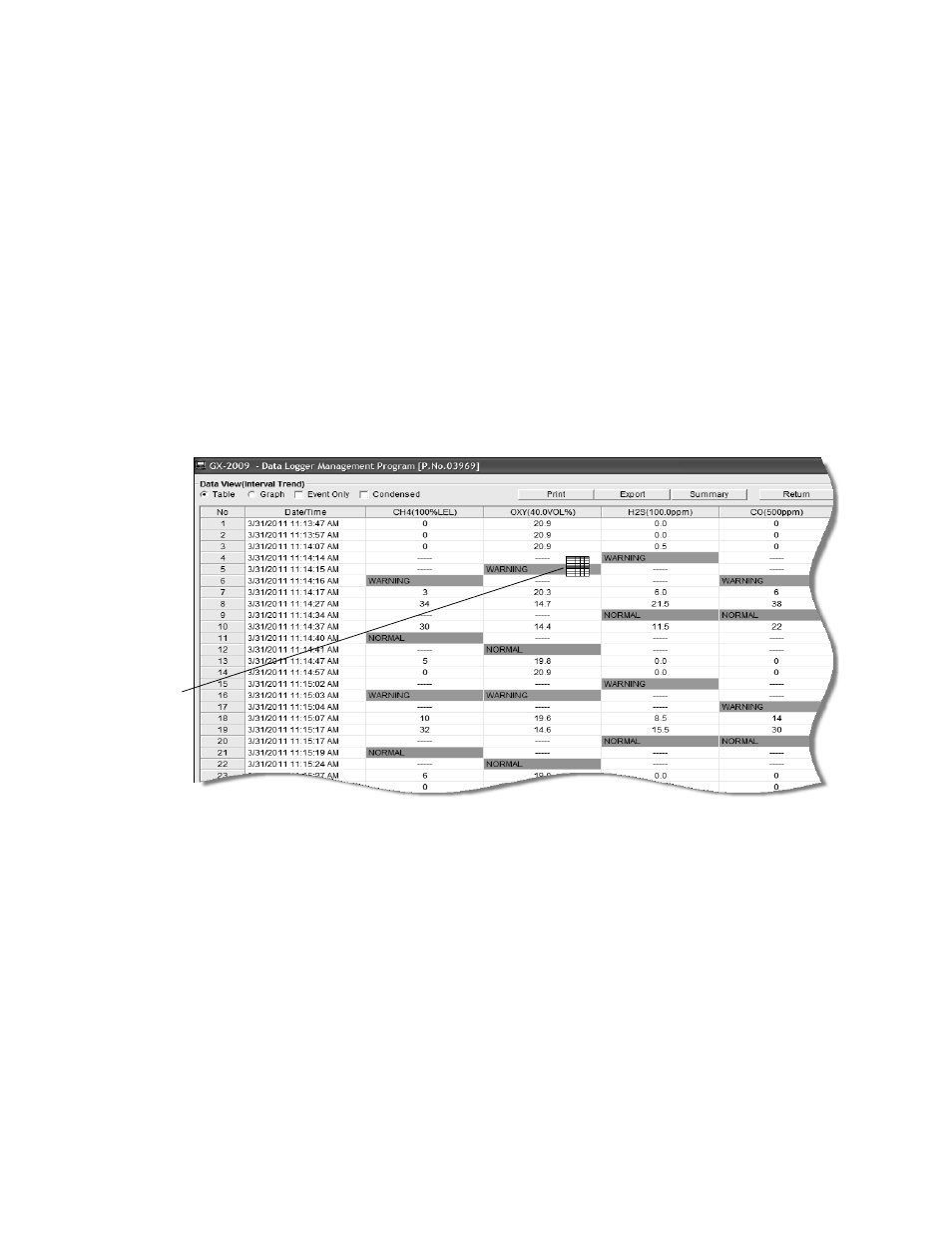 RKI Instruments GX-2009 Data Logger Management Program User Manual | Page 49 / 81