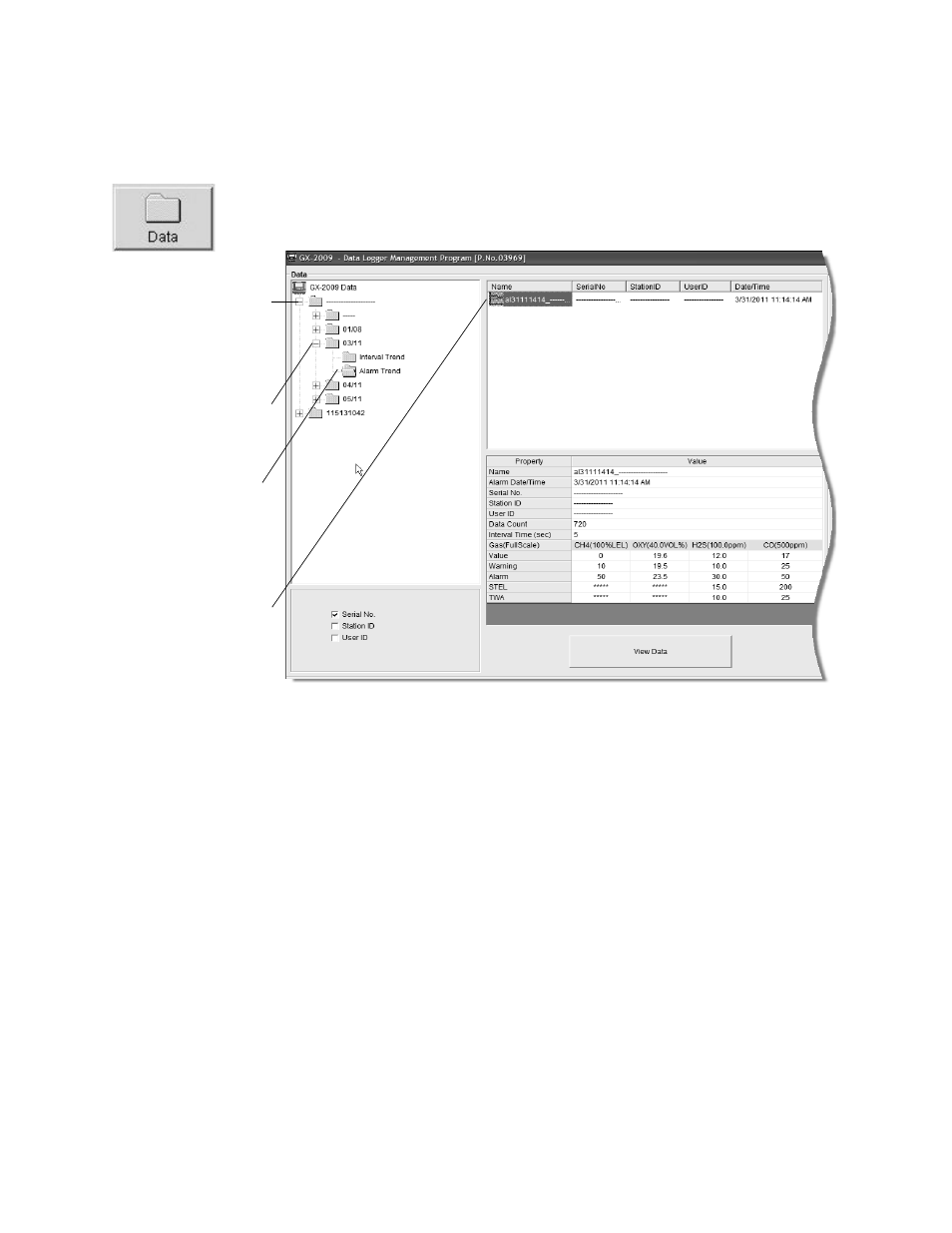 RKI Instruments GX-2009 Data Logger Management Program User Manual | Page 55 / 81