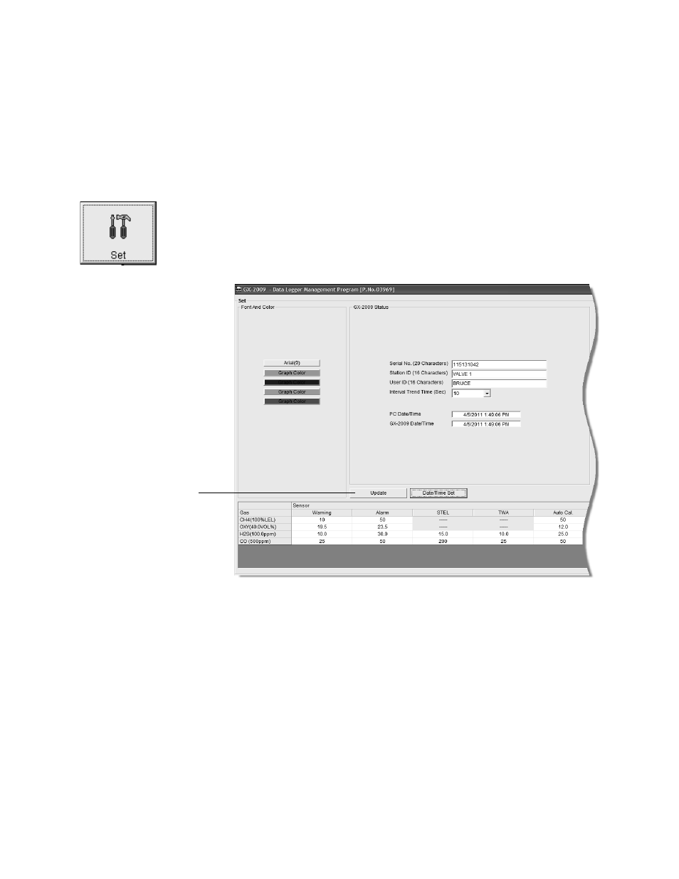 RKI Instruments GX-2009 Data Logger Management Program User Manual | Page 77 / 81