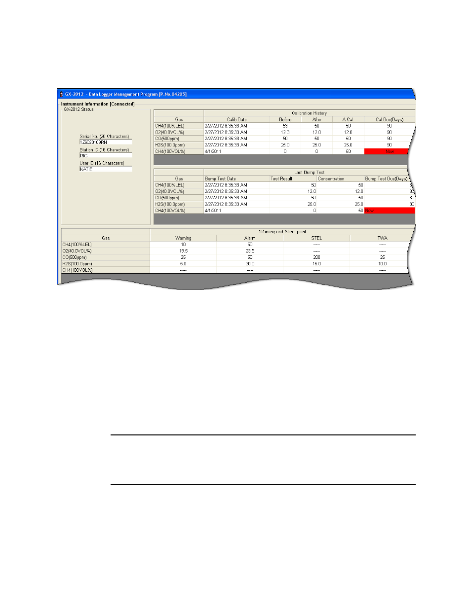 RKI Instruments GX-2012 User Manual | Page 25 / 90