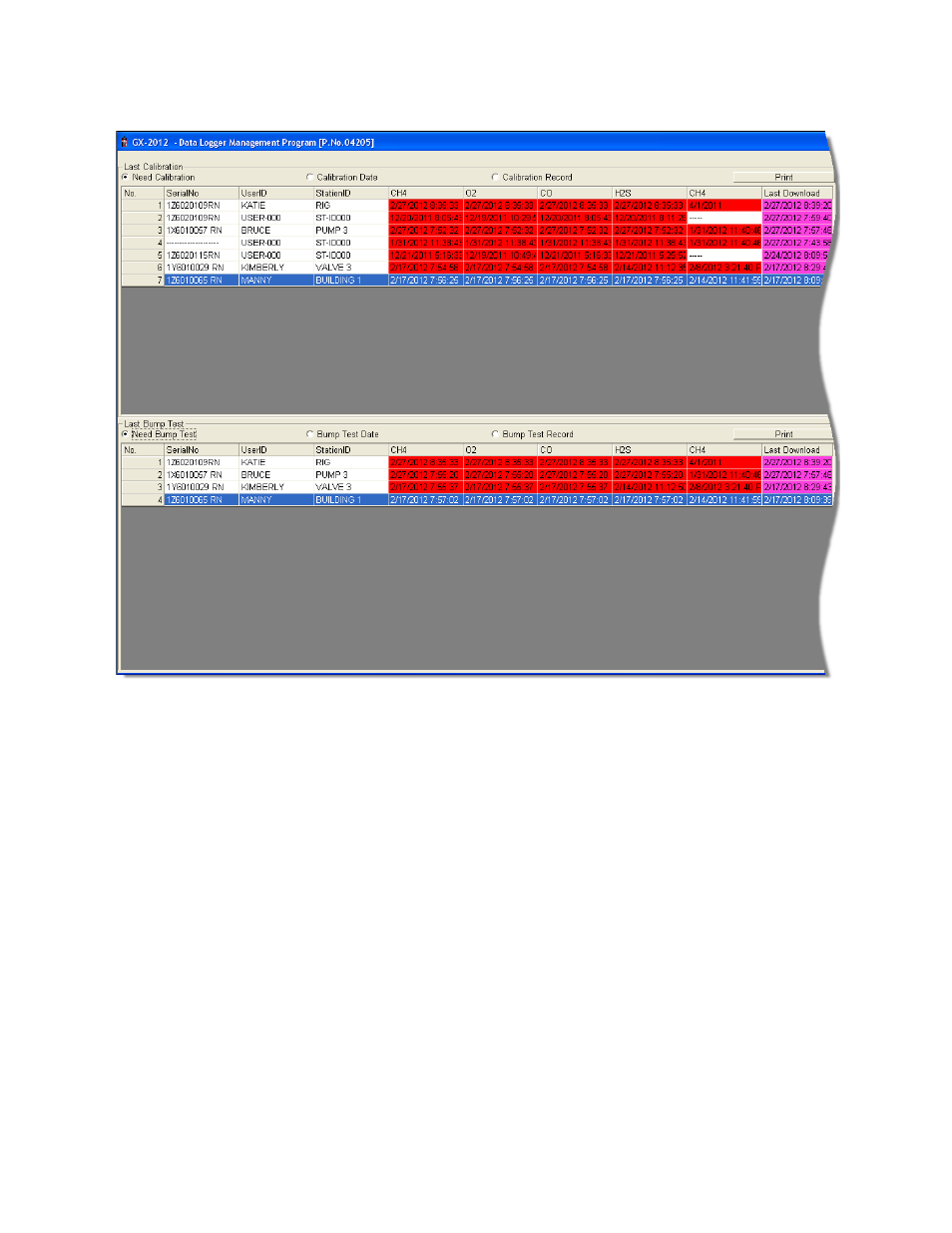 RKI Instruments GX-2012 User Manual | Page 70 / 90