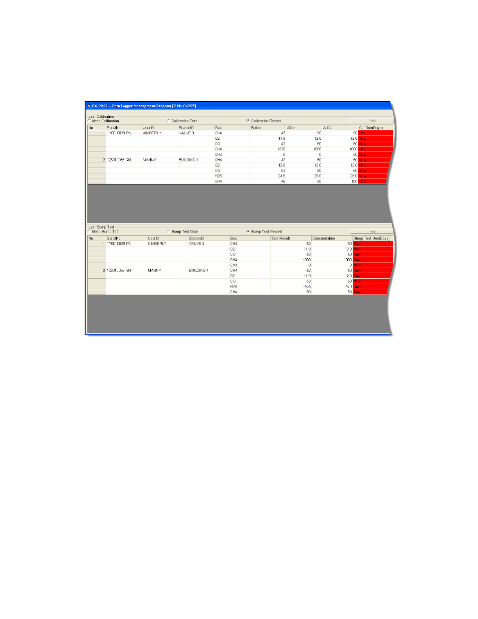 RKI Instruments GX-2012 User Manual | Page 74 / 90