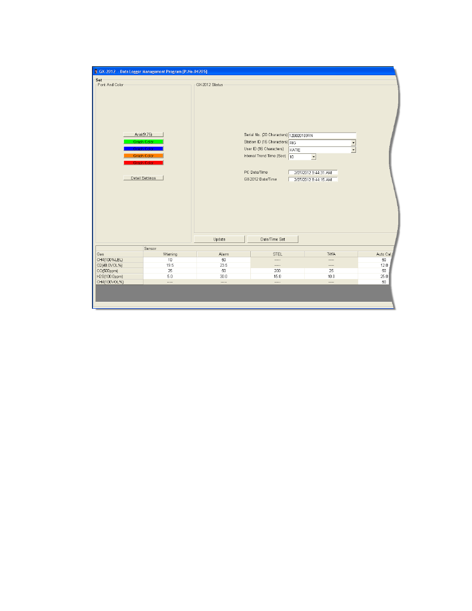 RKI Instruments GX-2012 User Manual | Page 80 / 90