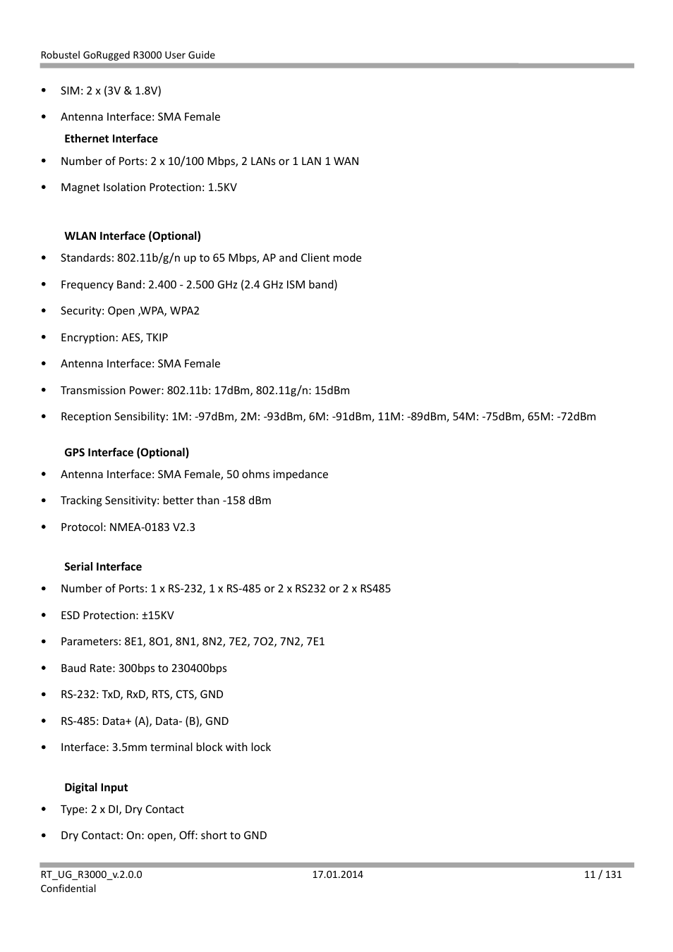 Robustel R3000 User Guide User Manual | Page 12 / 132