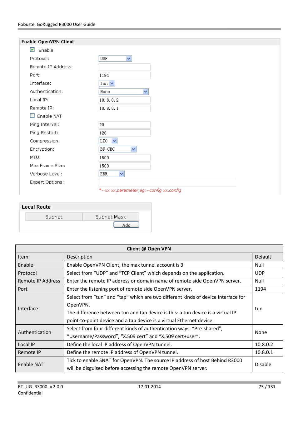 Robustel R3000 User Guide User Manual | Page 76 / 132