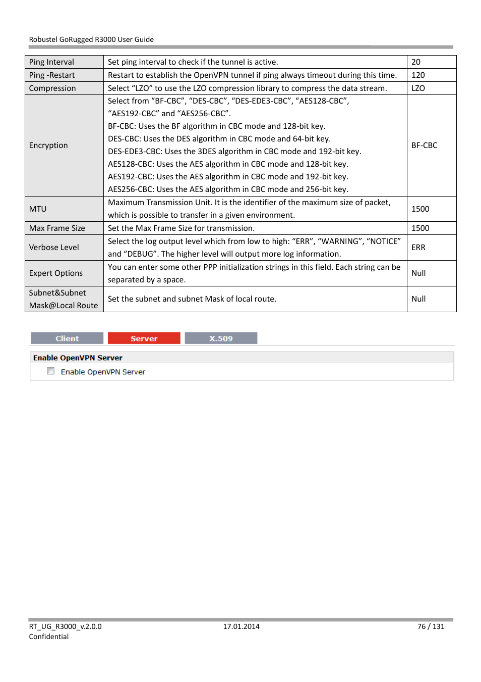 Robustel R3000 User Guide User Manual | Page 77 / 132