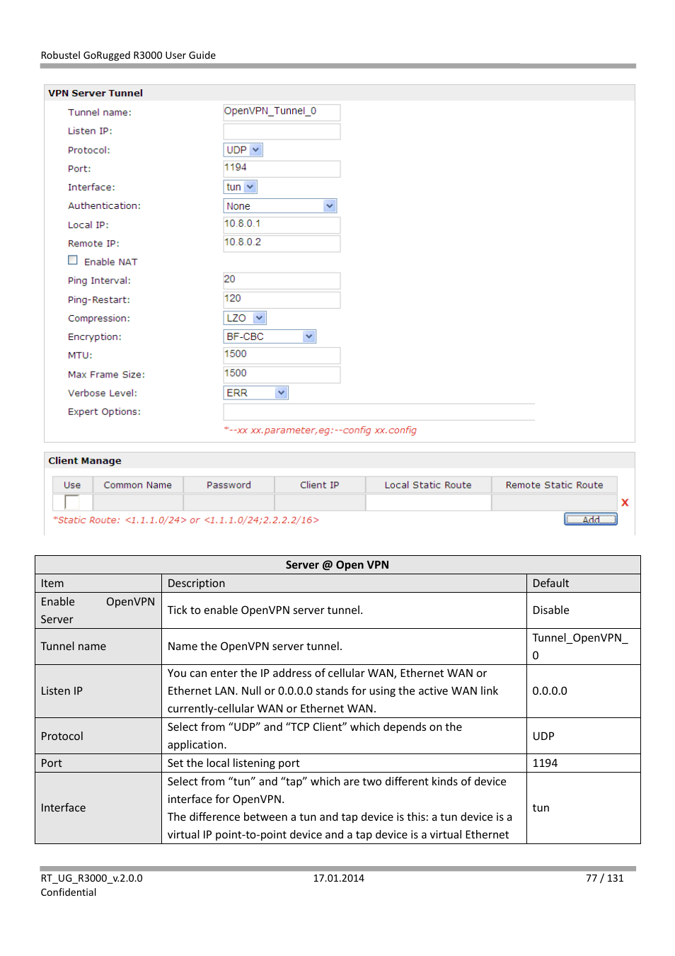 Robustel R3000 User Guide User Manual | Page 78 / 132