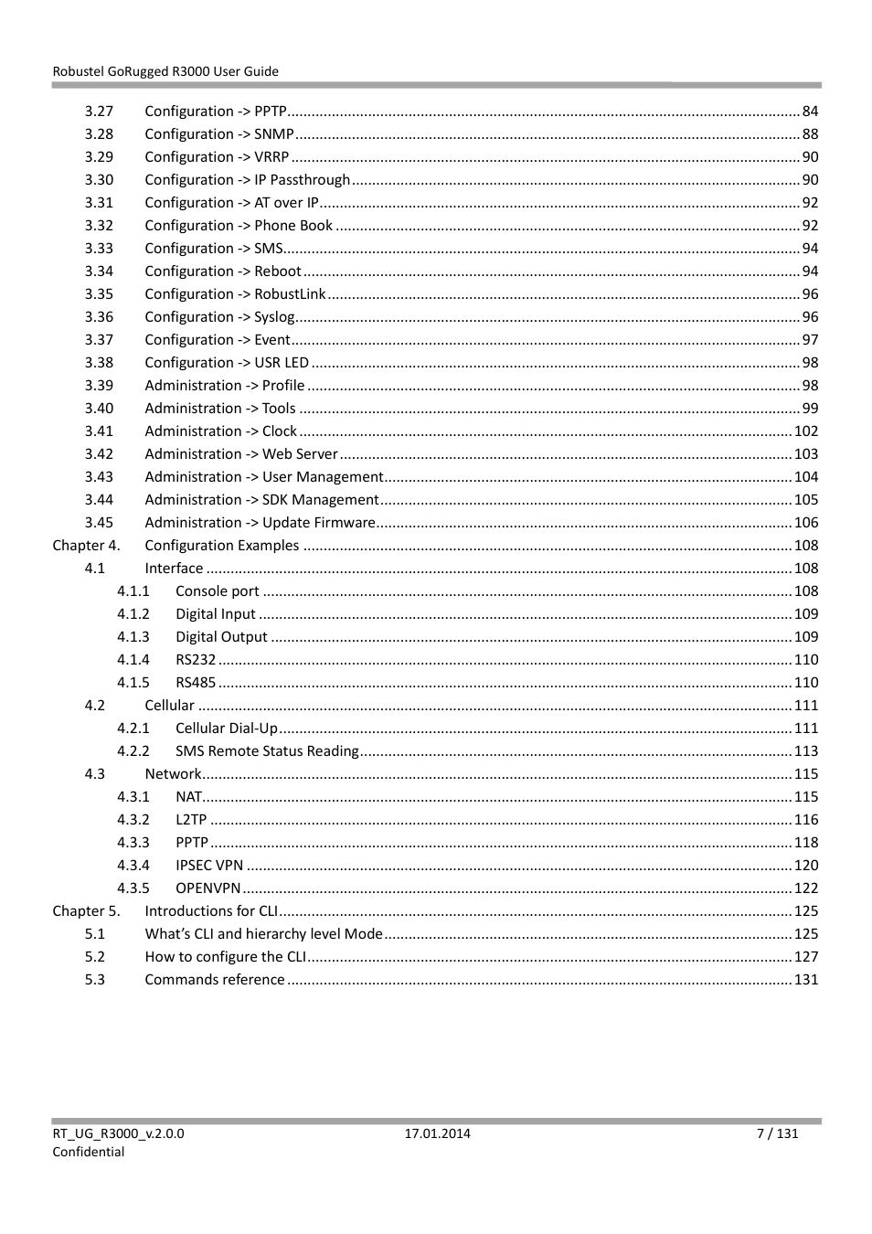 Robustel R3000 User Guide User Manual | Page 8 / 132