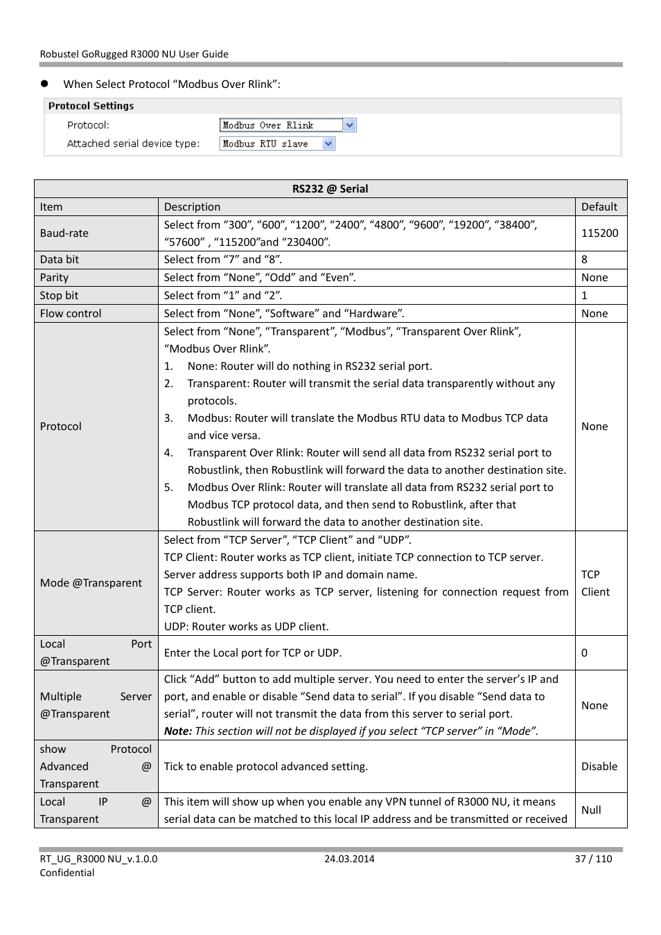 Robustel R3000 NU User Manual | Page 38 / 111