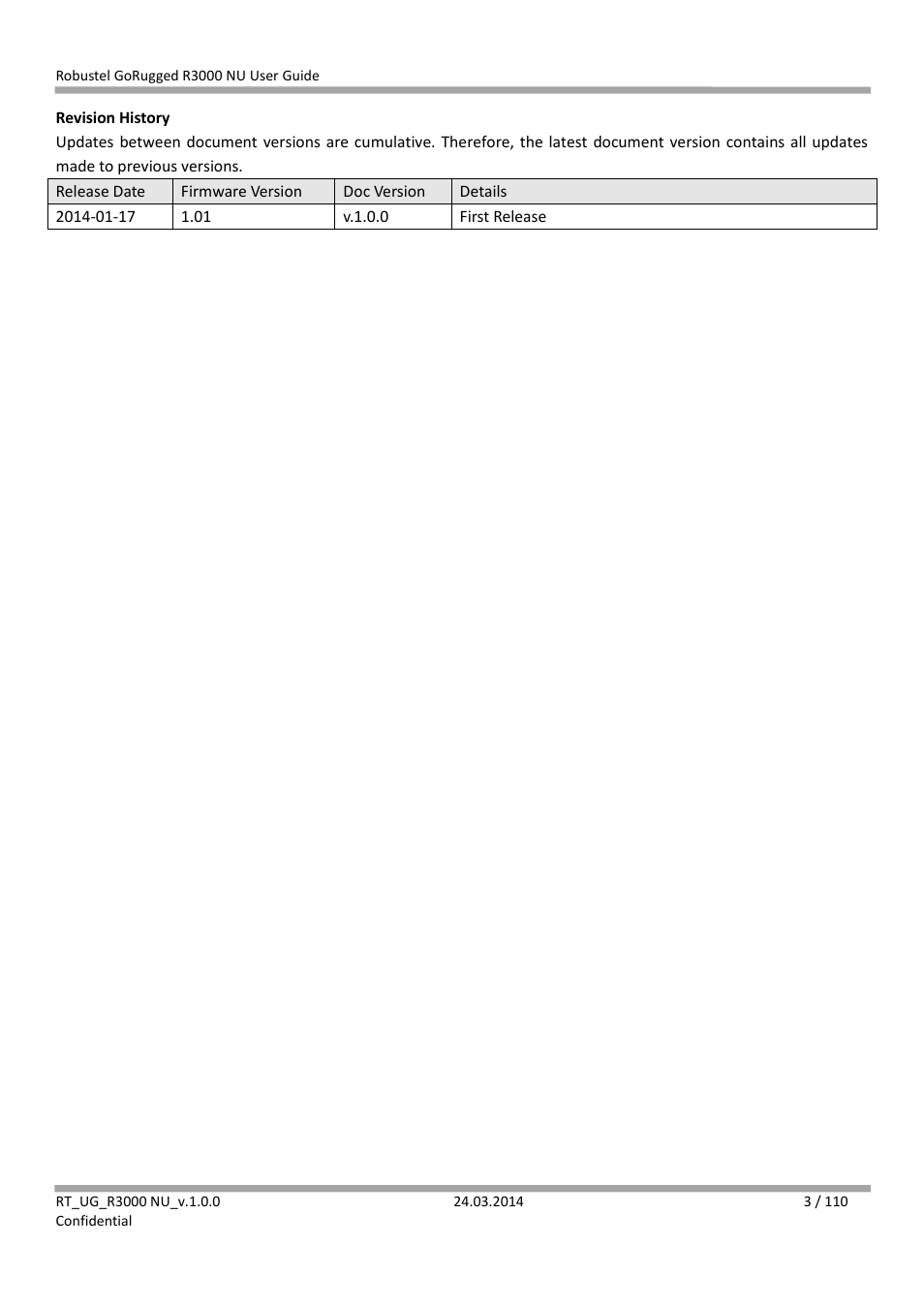 Robustel R3000 NU User Manual | Page 4 / 111