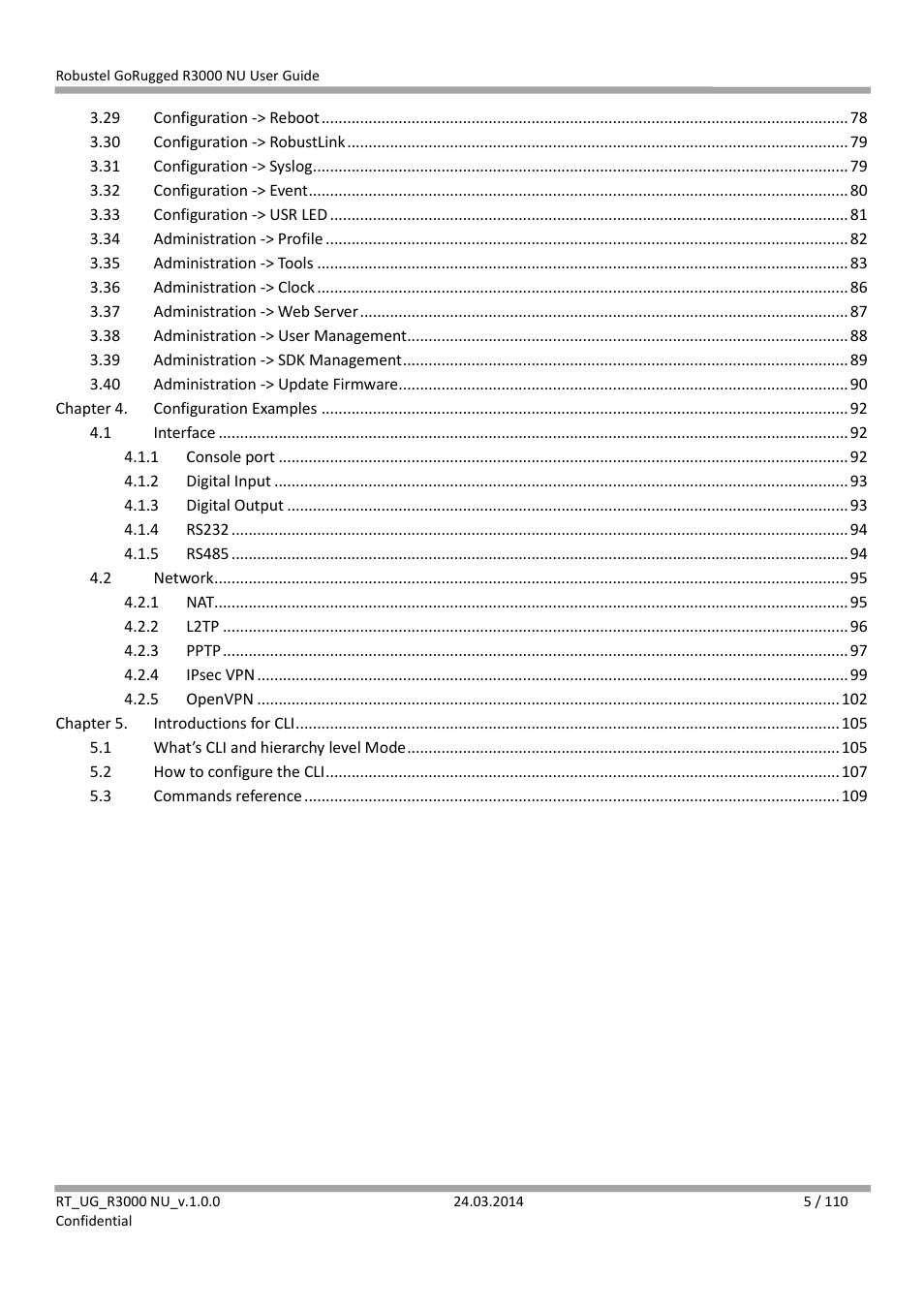 Robustel R3000 NU User Manual | Page 6 / 111