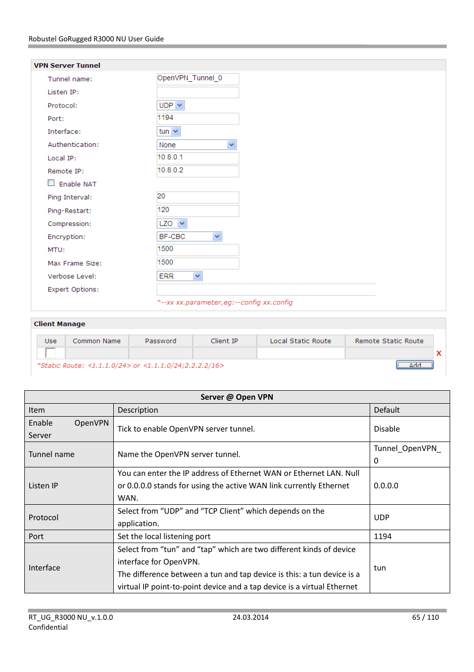 Robustel R3000 NU User Manual | Page 66 / 111