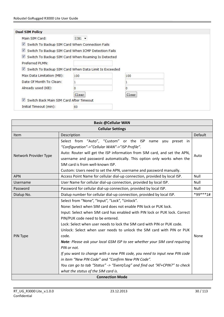 Robustel R3000 Lite User Guide User Manual | Page 31 / 114