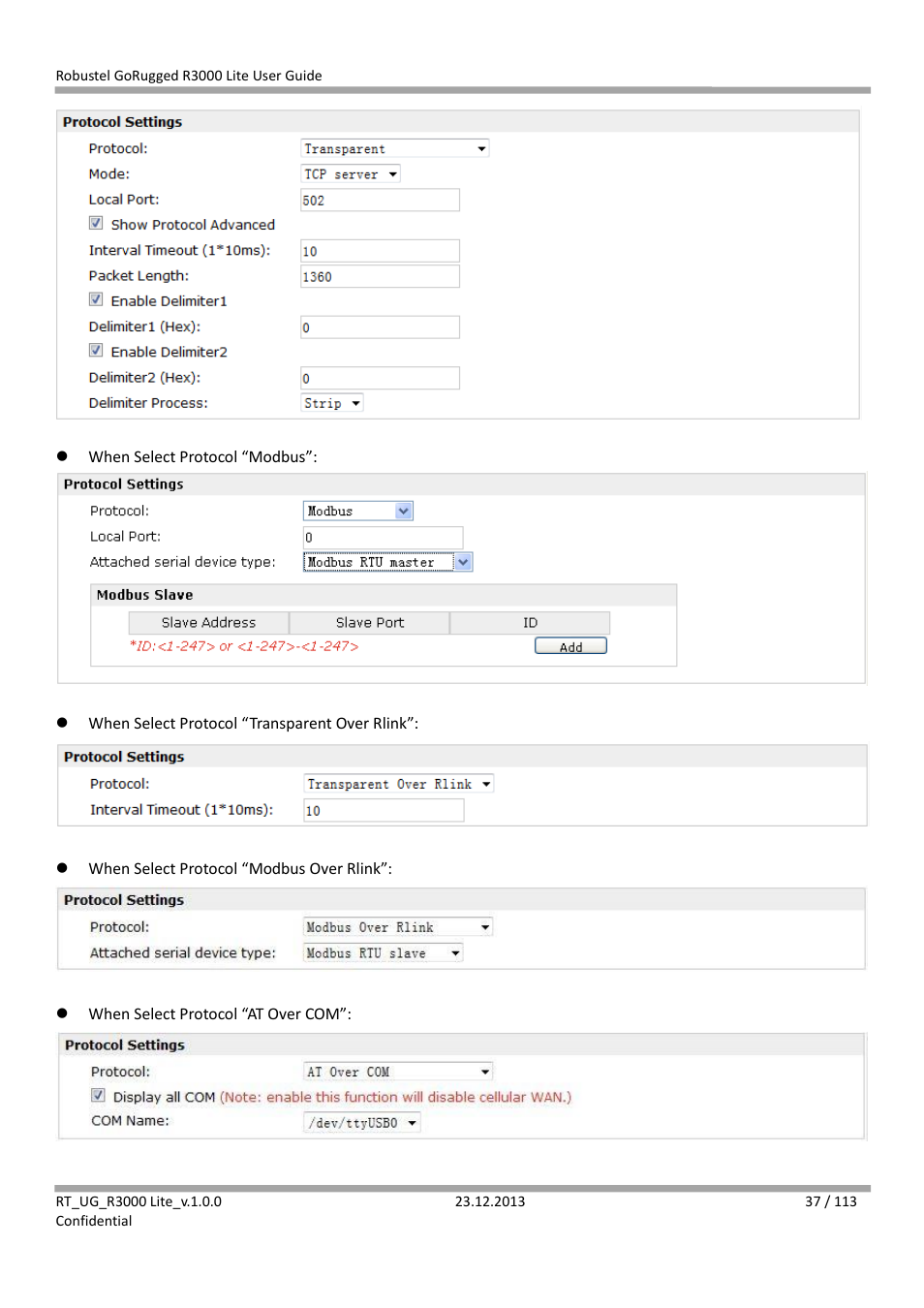 Robustel R3000 Lite User Guide User Manual | Page 38 / 114