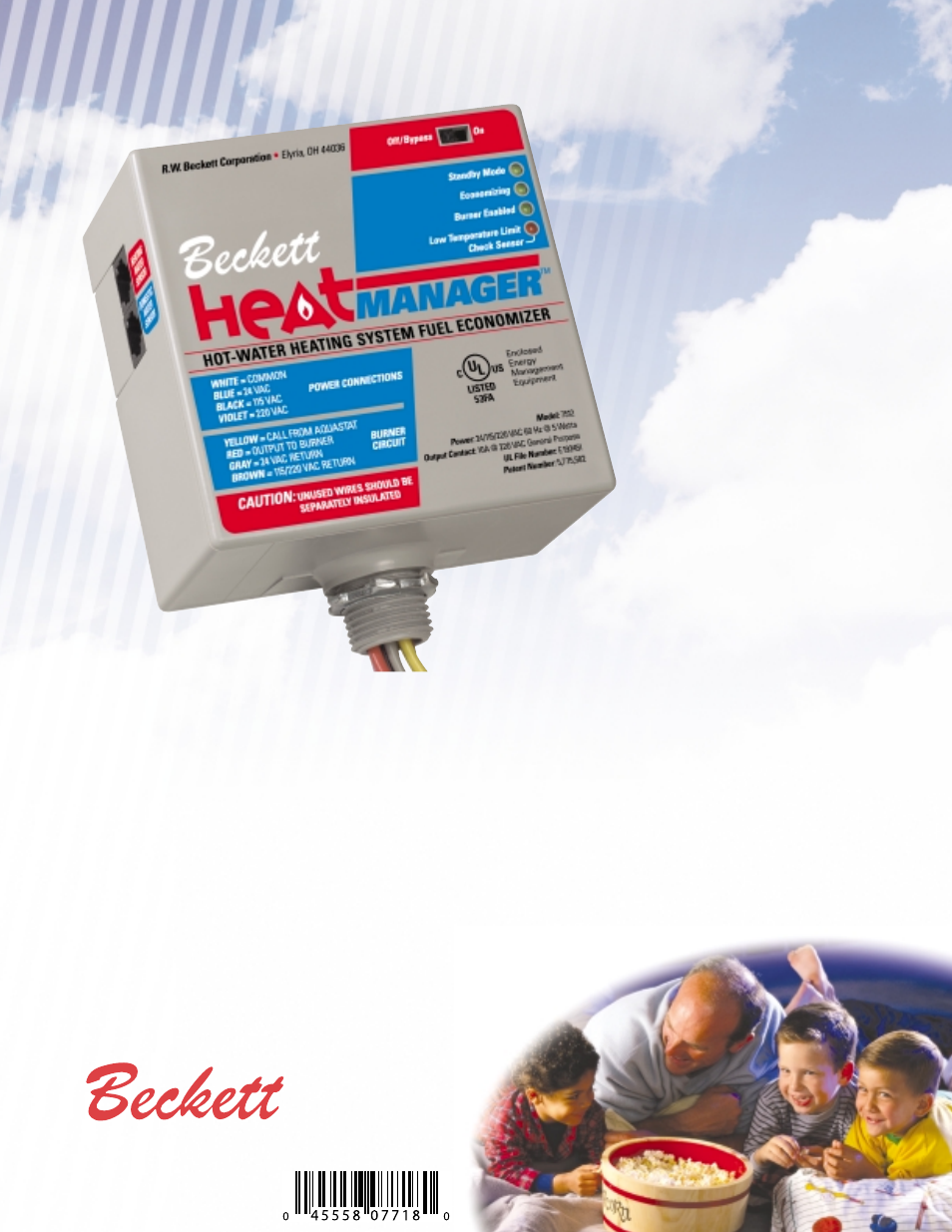 Beckett Heat Manager 61572 04 User Manual | 1 page