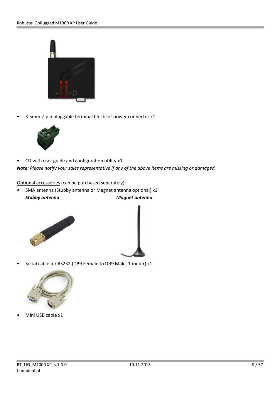 Robustel M1000 XP User Guide User Manual | Page 10 / 58