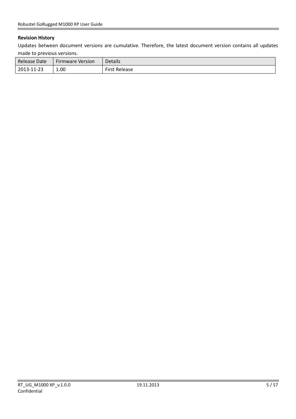 Robustel M1000 XP User Guide User Manual | Page 6 / 58