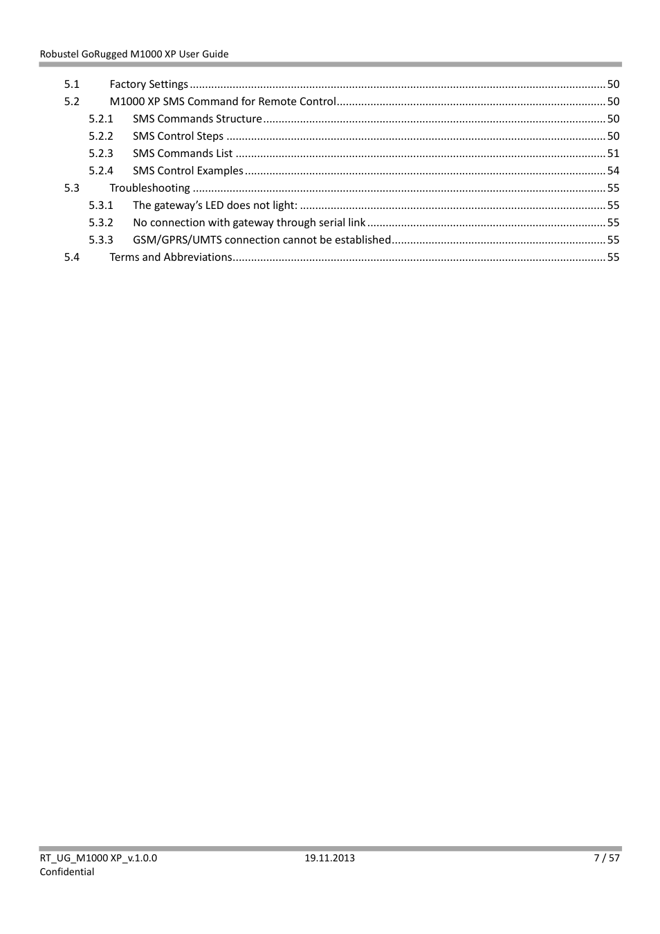 Robustel M1000 XP User Guide User Manual | Page 8 / 58