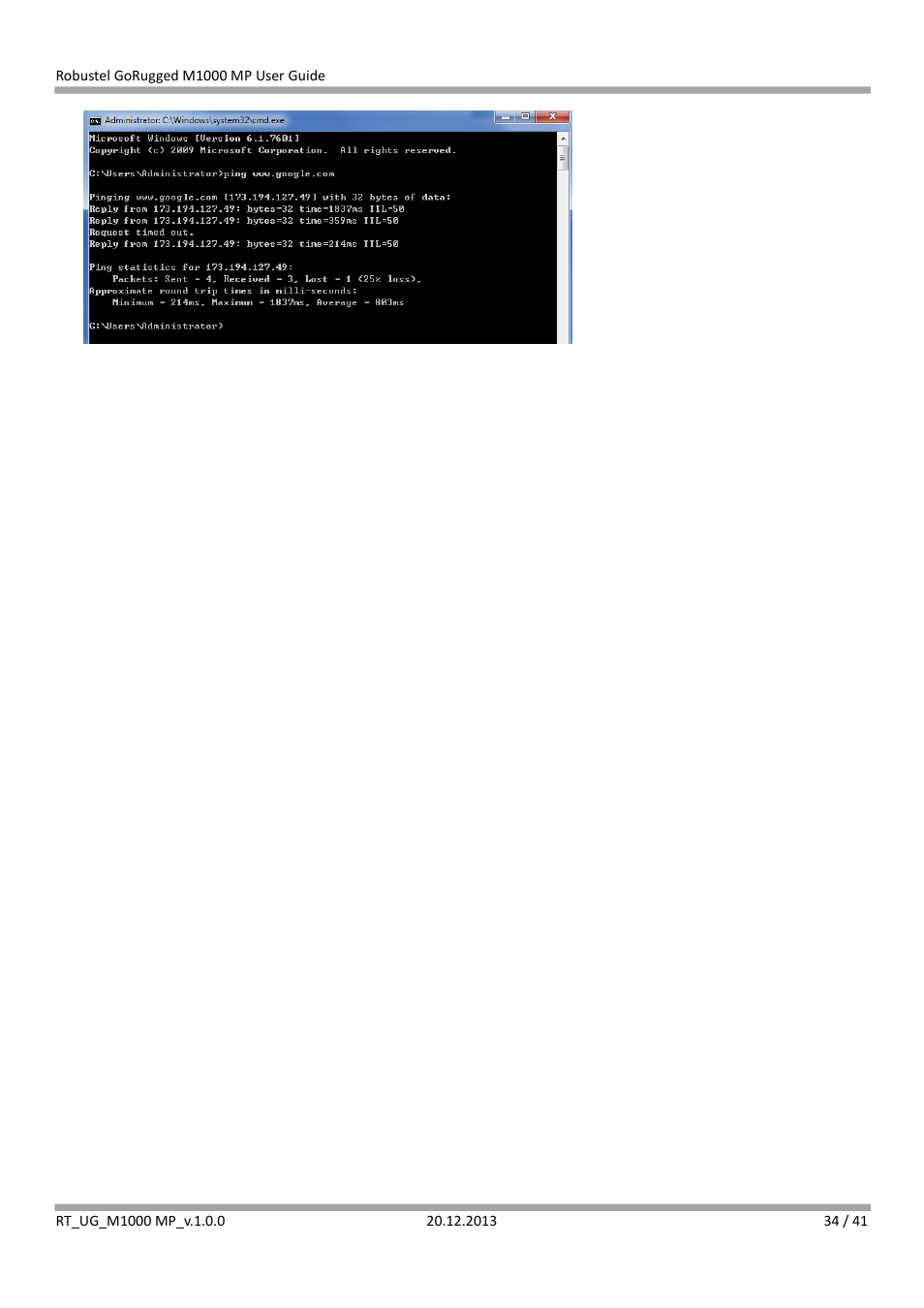 Robustel M1000 MP User Guide User Manual | Page 35 / 42