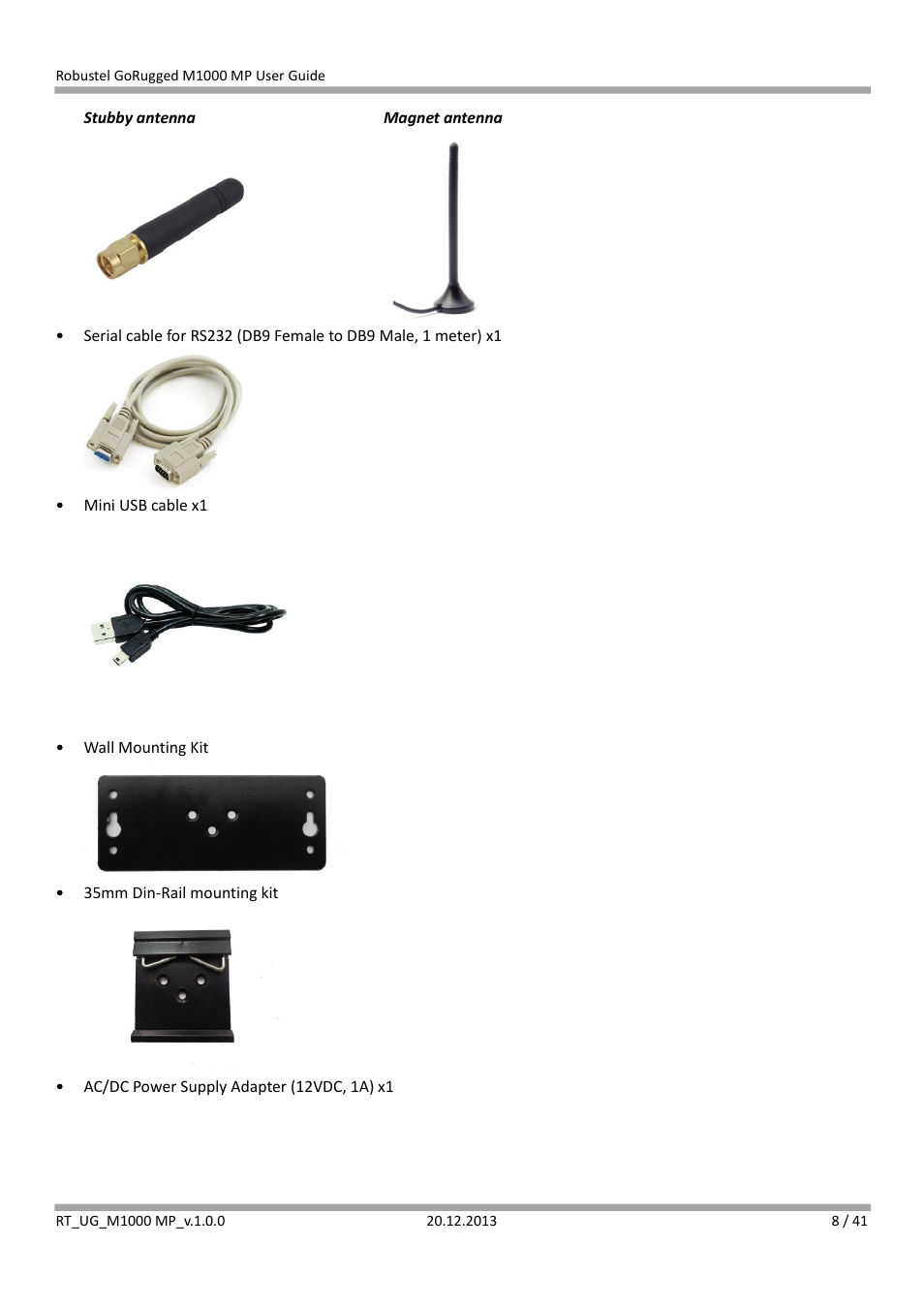 Robustel M1000 MP User Guide User Manual | Page 9 / 42