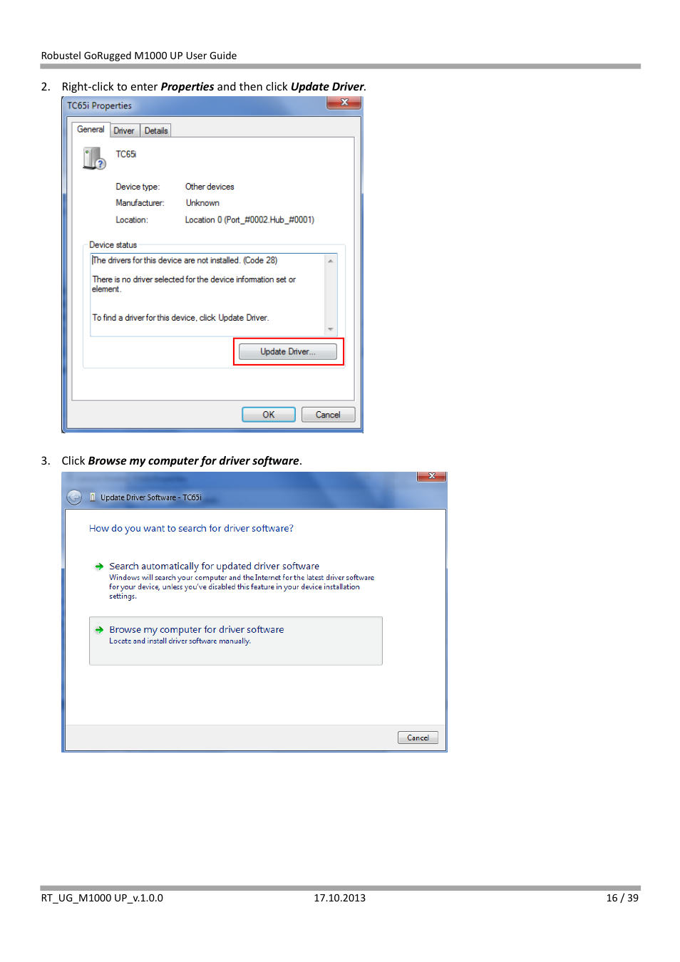 Robustel M1000 UP User Guide User Manual | Page 17 / 40