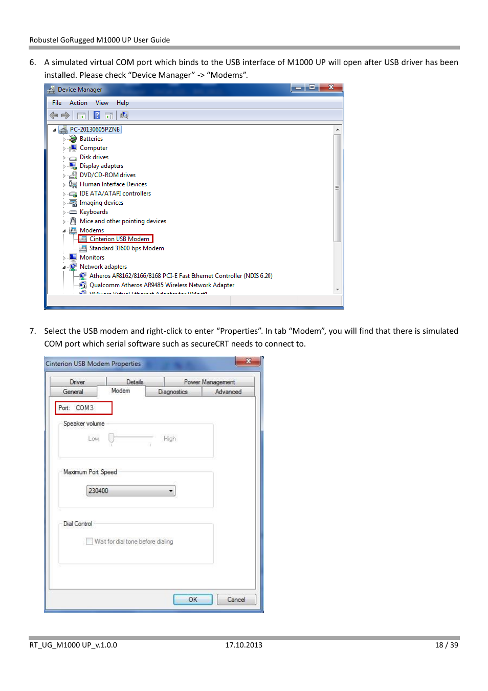 Robustel M1000 UP User Guide User Manual | Page 19 / 40