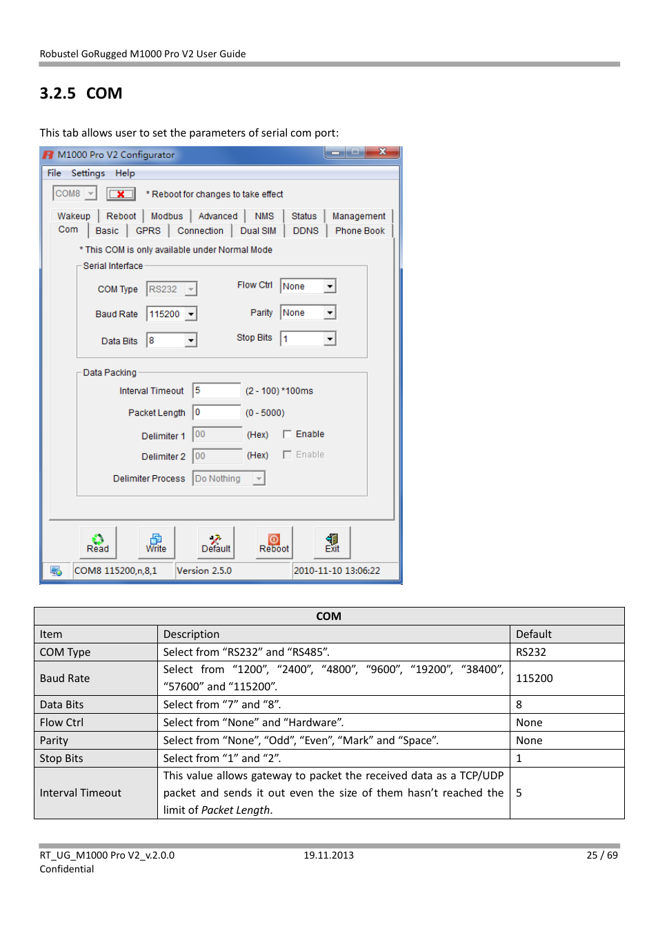 5 com | Robustel M1000 Pro V2 User Guide User Manual | Page 26 / 70