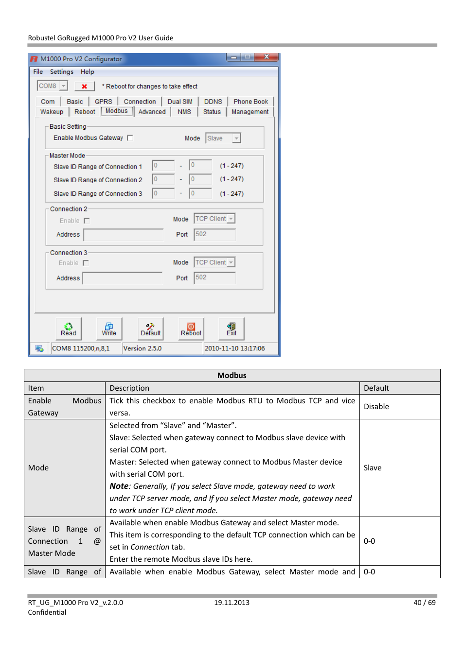 Robustel M1000 Pro V2 User Guide User Manual | Page 41 / 70