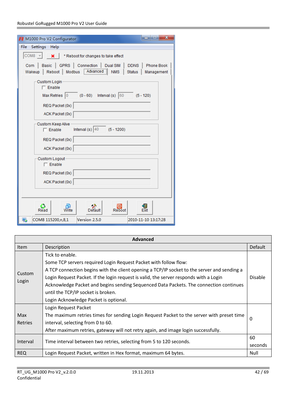 Robustel M1000 Pro V2 User Guide User Manual | Page 43 / 70