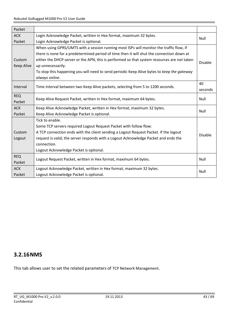 16 nms | Robustel M1000 Pro V2 User Guide User Manual | Page 44 / 70