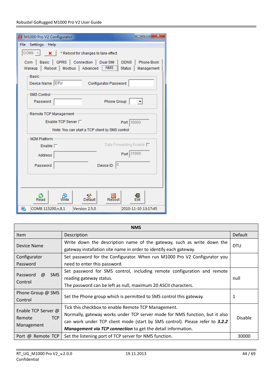 Robustel M1000 Pro V2 User Guide User Manual | Page 45 / 70