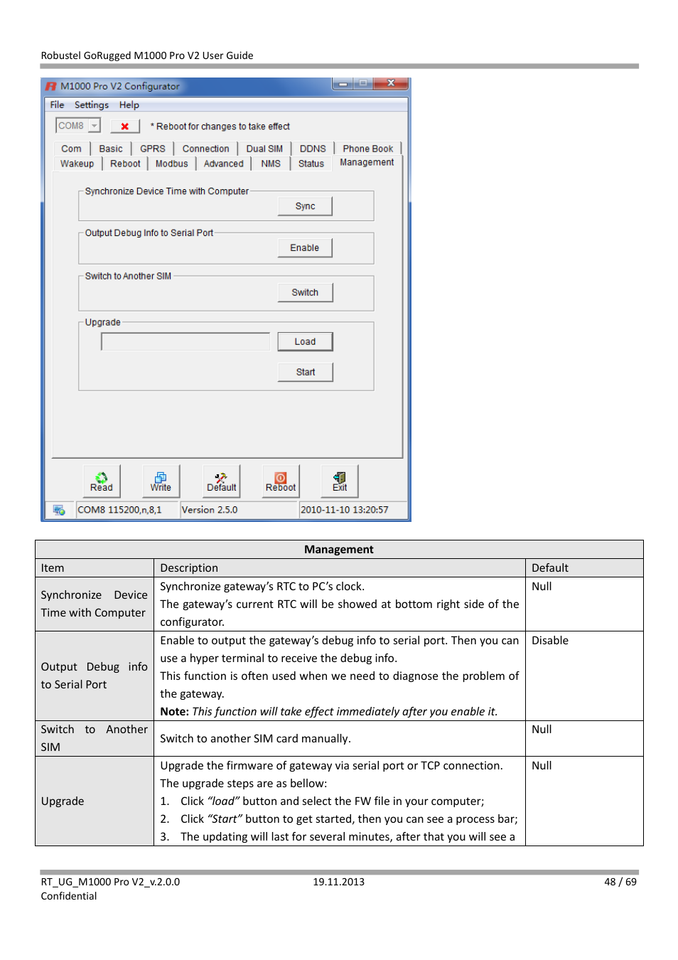 Robustel M1000 Pro V2 User Guide User Manual | Page 49 / 70