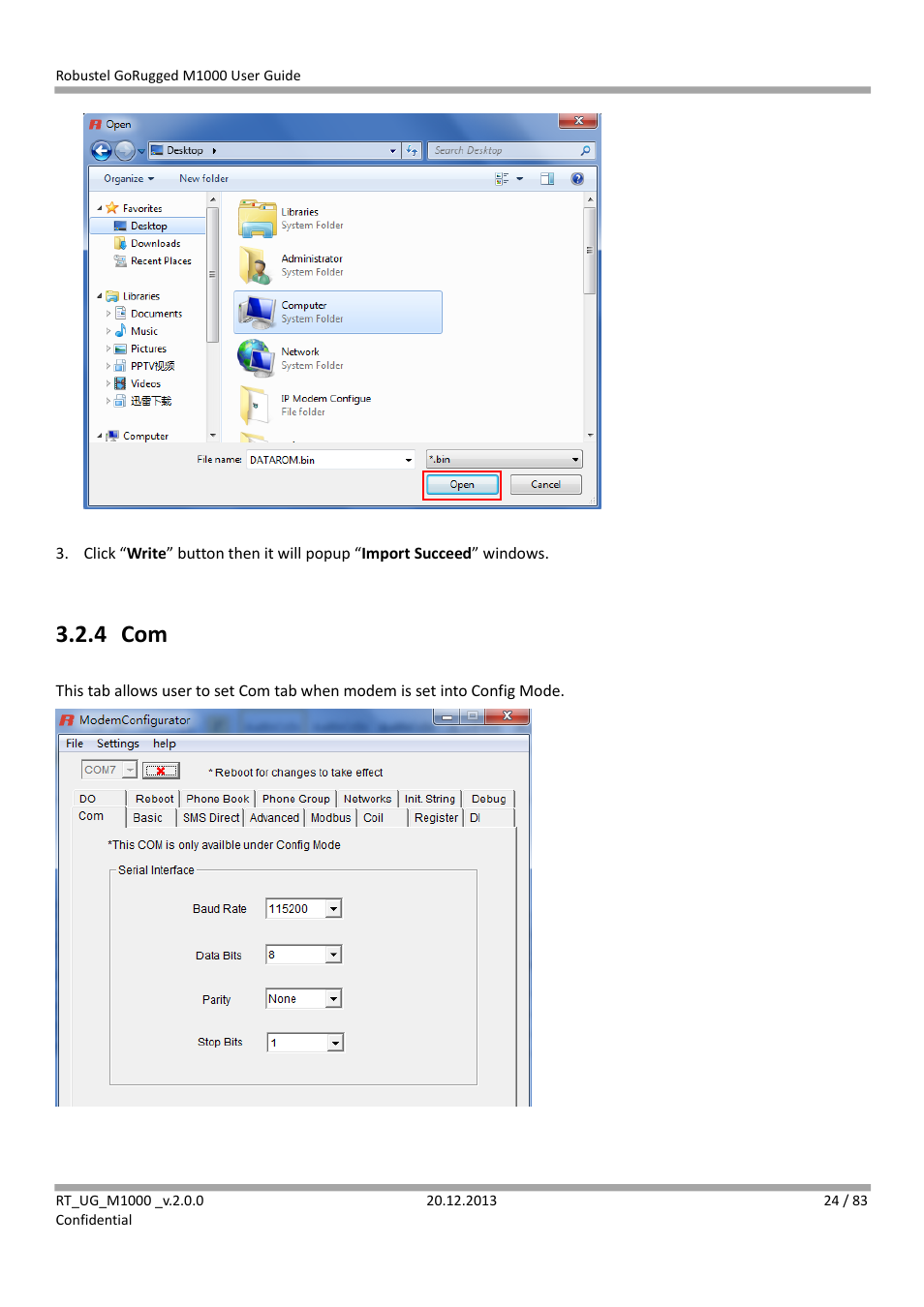 4 com | Robustel M1000 User Guide User Manual | Page 25 / 85