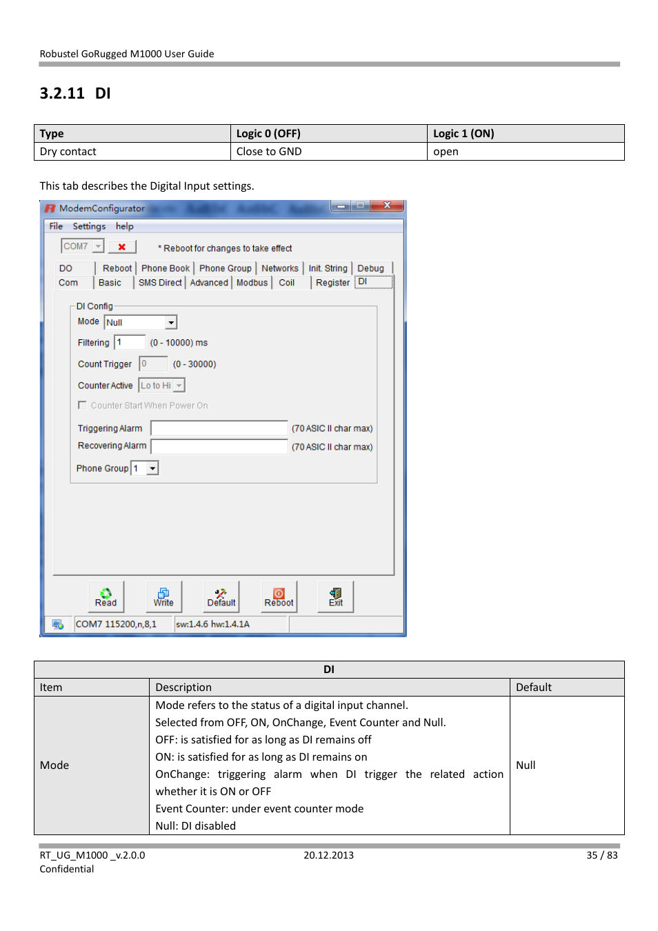 11 di | Robustel M1000 User Guide User Manual | Page 36 / 85