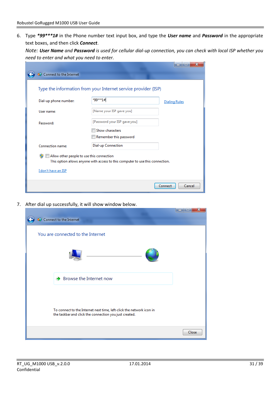 Robustel M1000 USB User Guide User Manual | Page 32 / 40