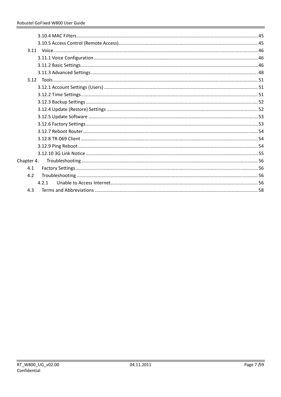 Robustel W800 User Manual | Page 8 / 60