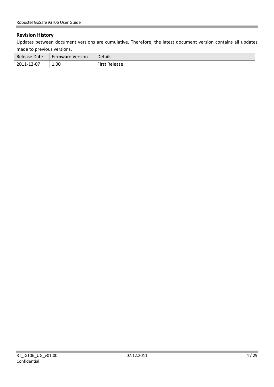 Robustel iGT06 User Manual | Page 5 / 29