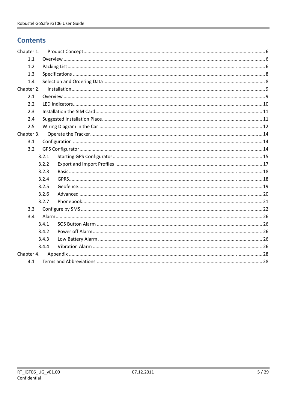 Robustel iGT06 User Manual | Page 6 / 29