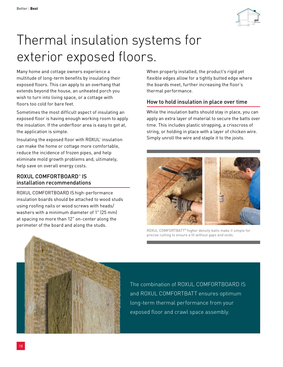 Roxul ComfortBatt User Manual | Page 18 / 24