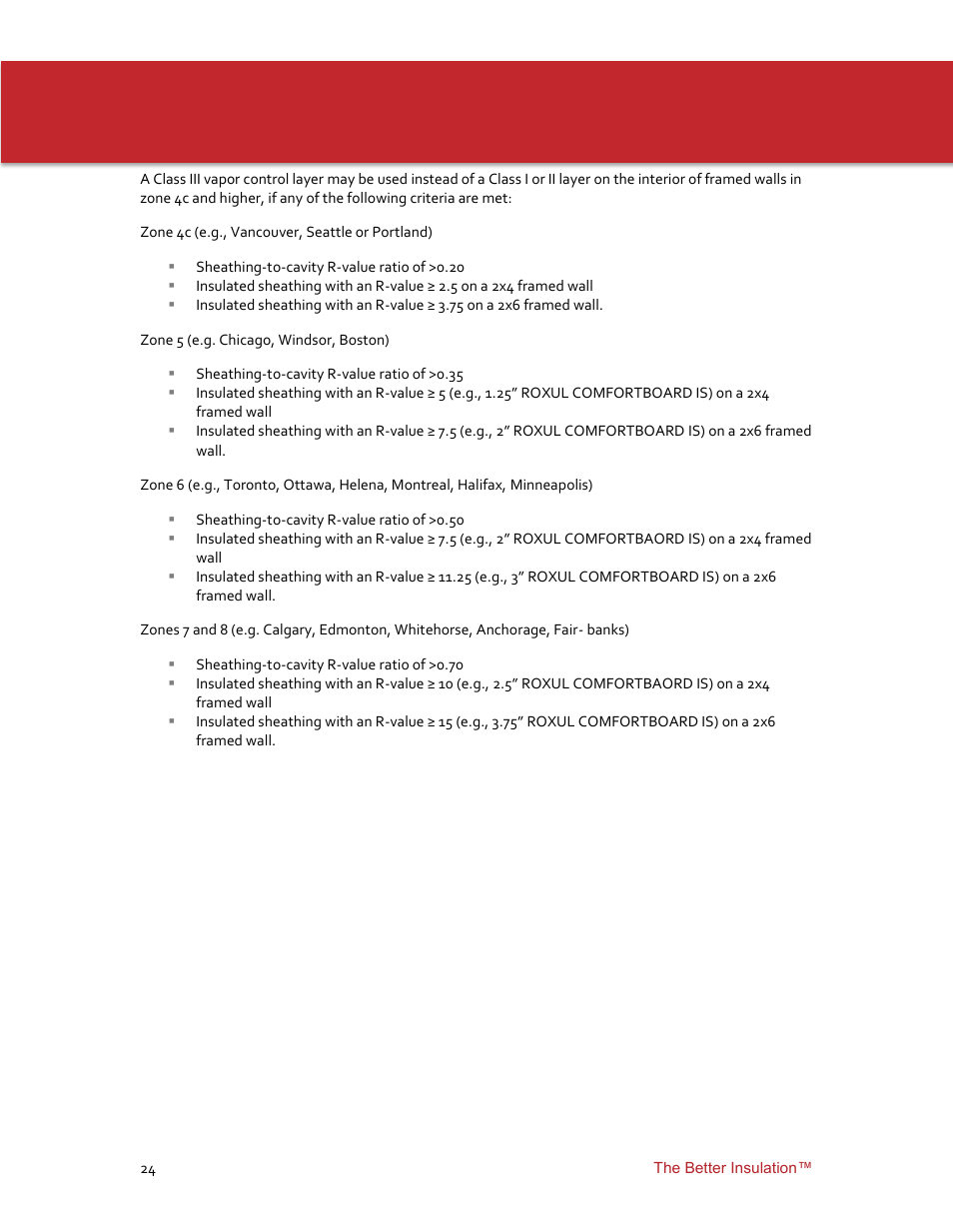 Roxul ComfortBoard IS User Manual | Page 26 / 50