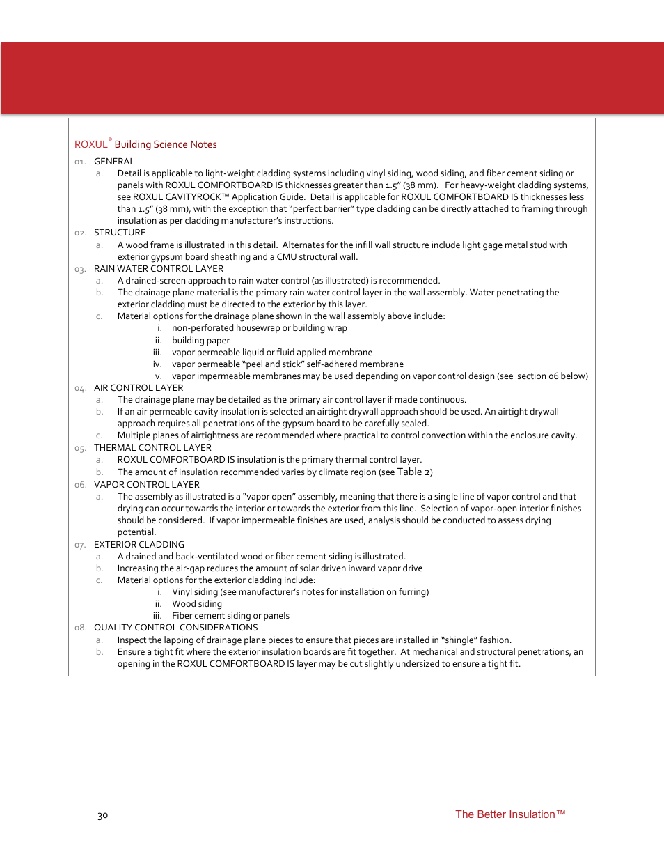 Roxul ComfortBoard IS User Manual | Page 32 / 50