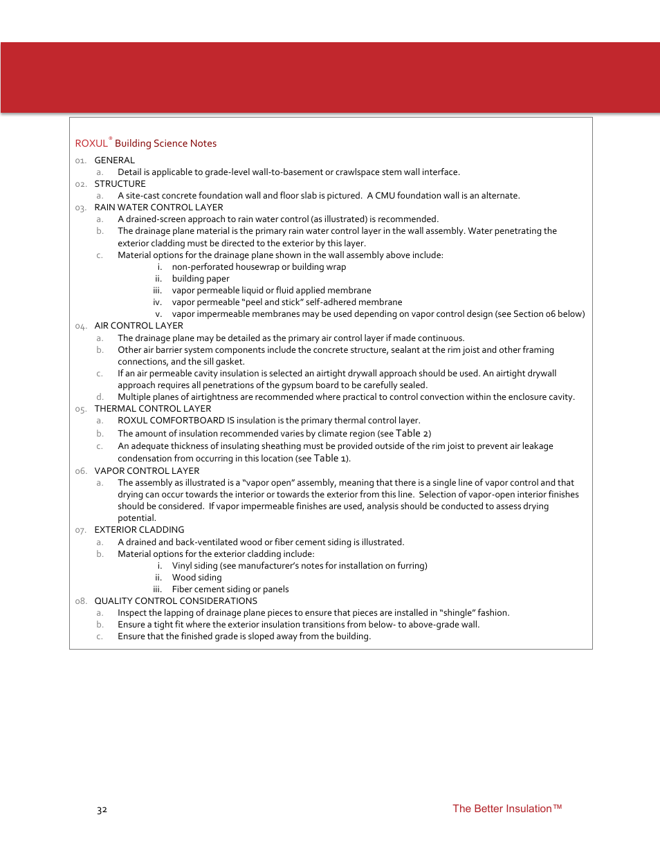 Roxul ComfortBoard IS User Manual | Page 34 / 50