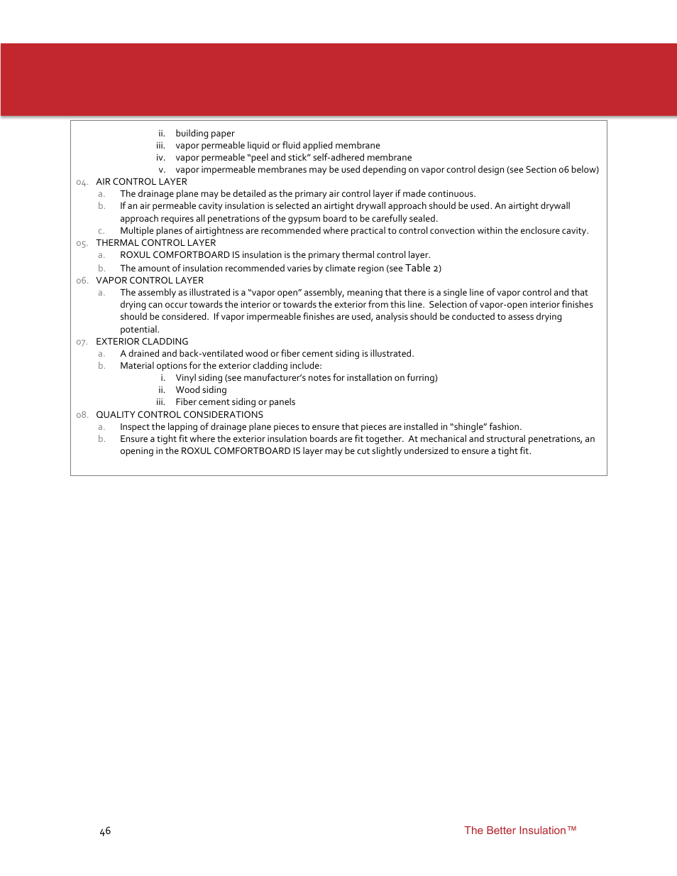 Roxul ComfortBoard IS User Manual | Page 48 / 50
