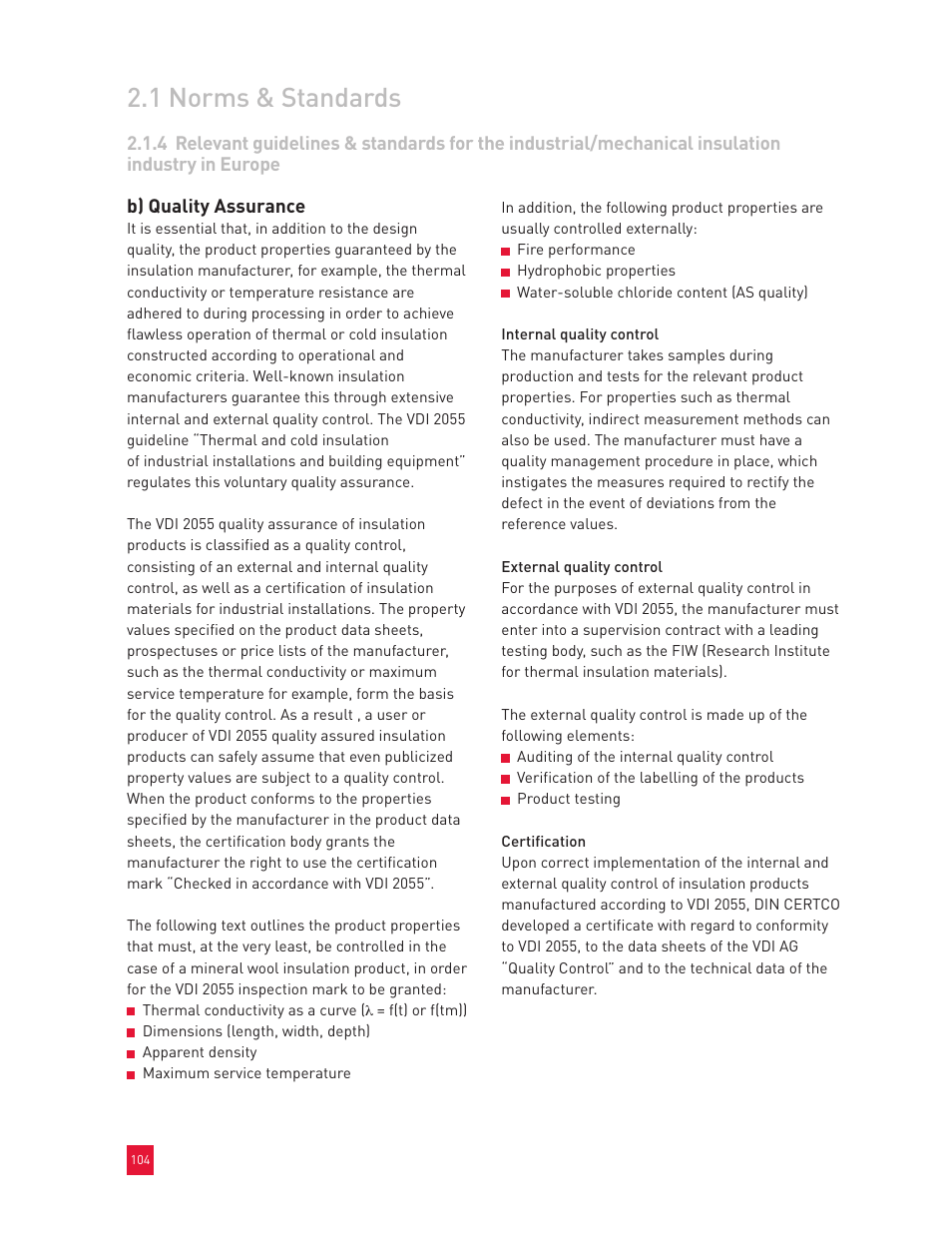 1 norms & standards | Roxul Industrial Insulation Process User Manual | Page 107 / 191