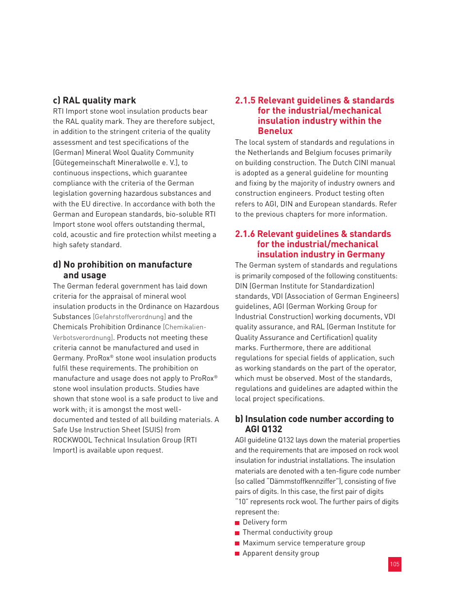 Roxul Industrial Insulation Process User Manual | Page 108 / 191