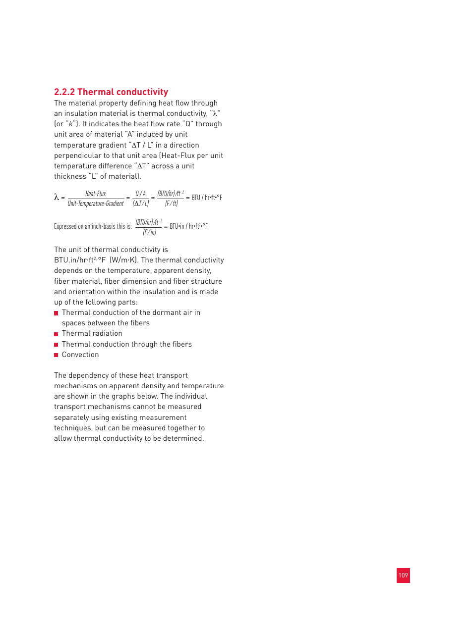 2 thermal conductivity | Roxul Industrial Insulation Process User Manual | Page 112 / 191