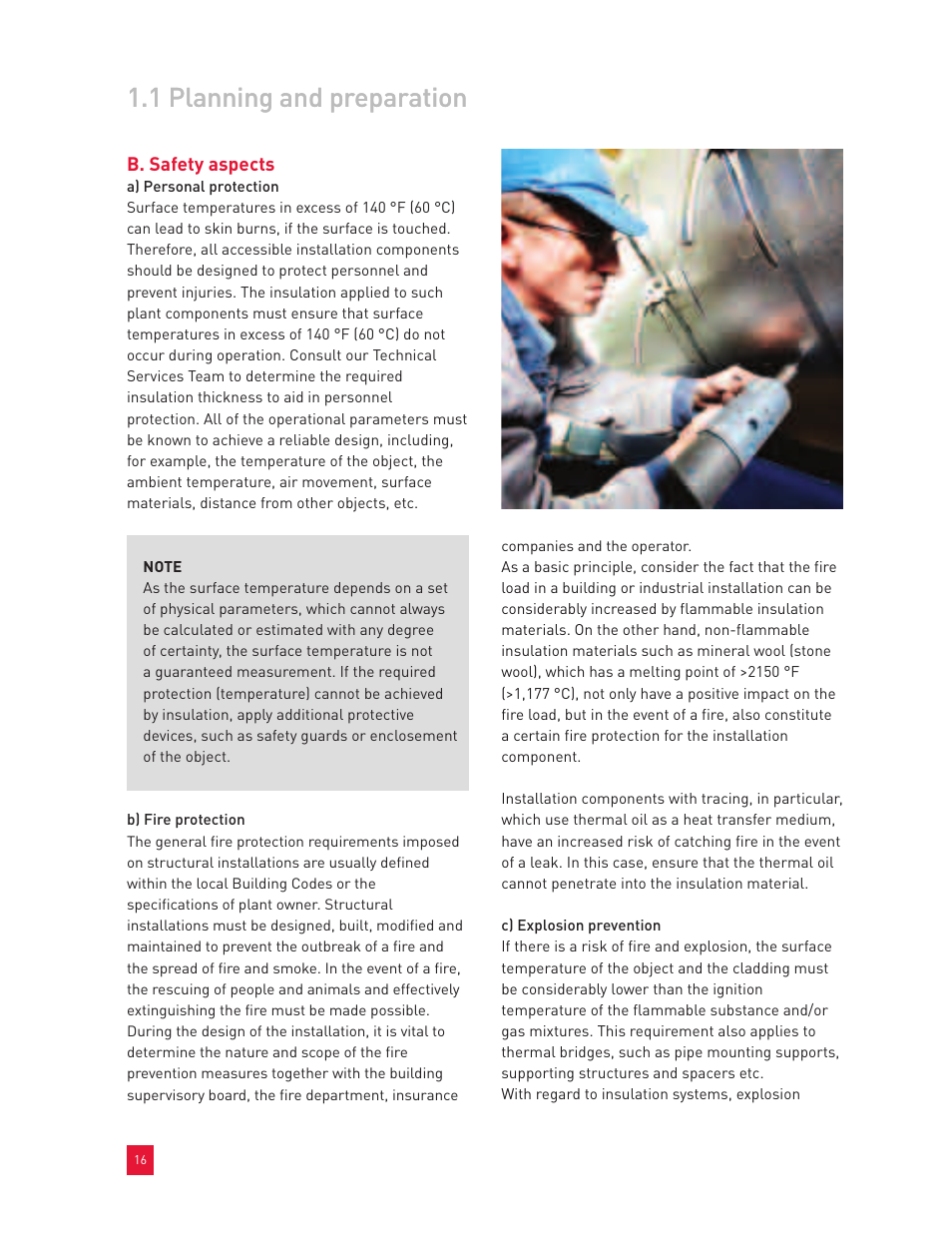 1 planning and preparation | Roxul Industrial Insulation Process User Manual | Page 19 / 191