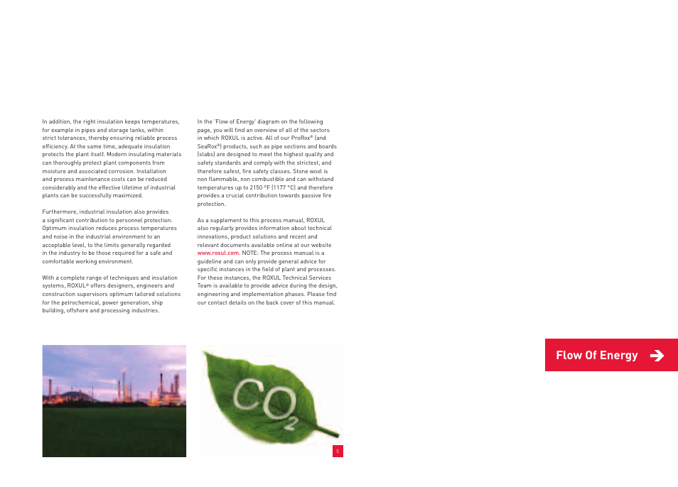 Flow of energy | Roxul Industrial Insulation Process User Manual | Page 8 / 191