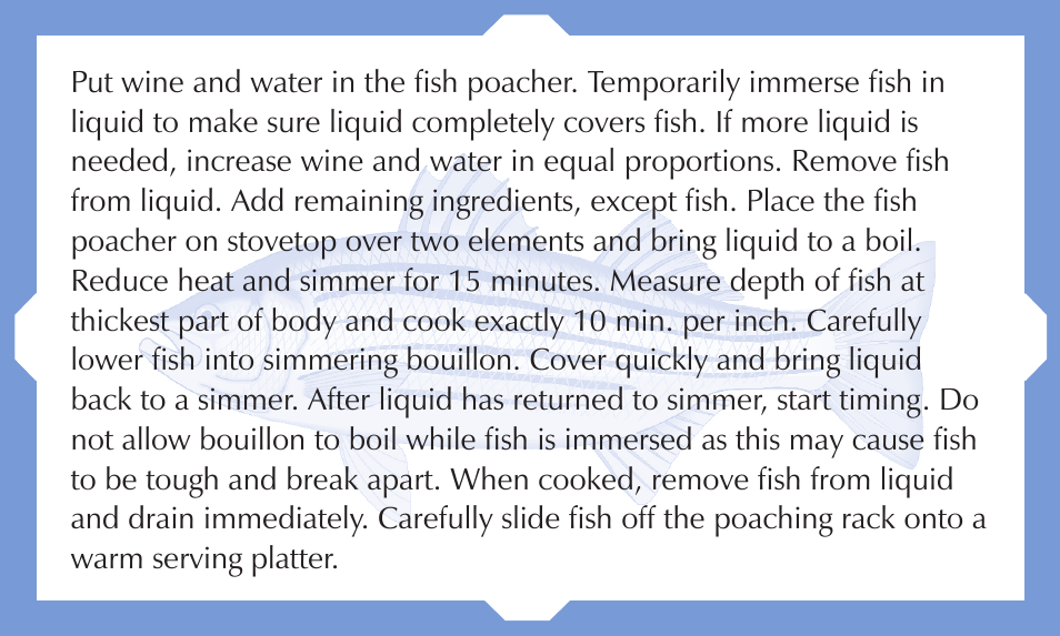 White wine court bouillon | RSVP ST-X User Manual | Page 2 / 2